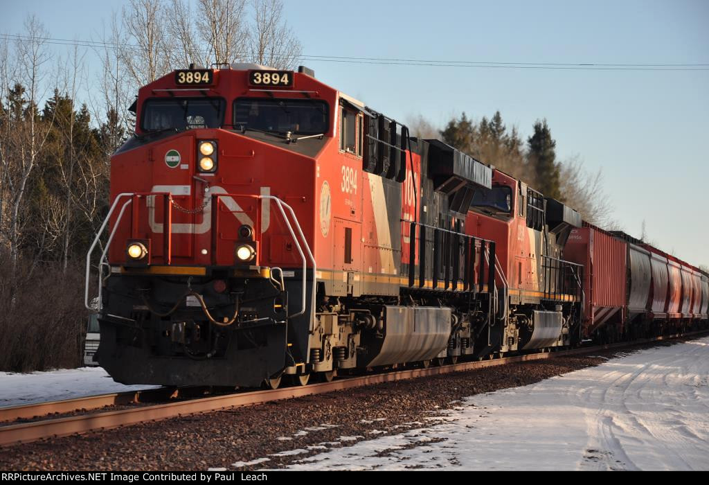 Northbound unit potash train